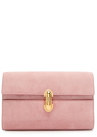Savette Symmetry Mini Suede Cross-body bag - Pink - One Size