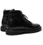 Officine Creative - Stanford Polished-Leather Boots - Men - Black