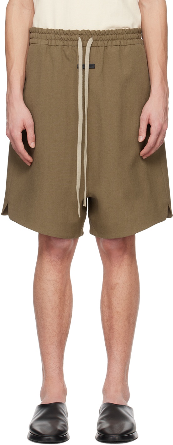 Photo: Fear of God Brown Relaxed Shorts
