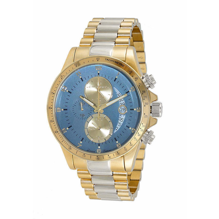 Photo: Torino Carrero Winner Circle Chronograph Tachymeter Blue Dial Mens Watch C2T101UBU