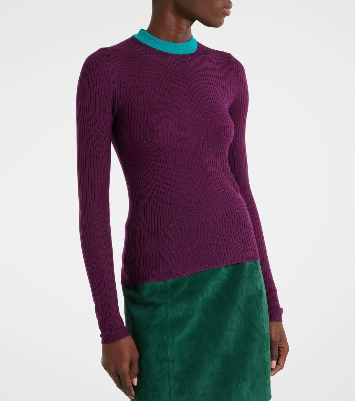 Chloé Ribbed-knit wool sweater