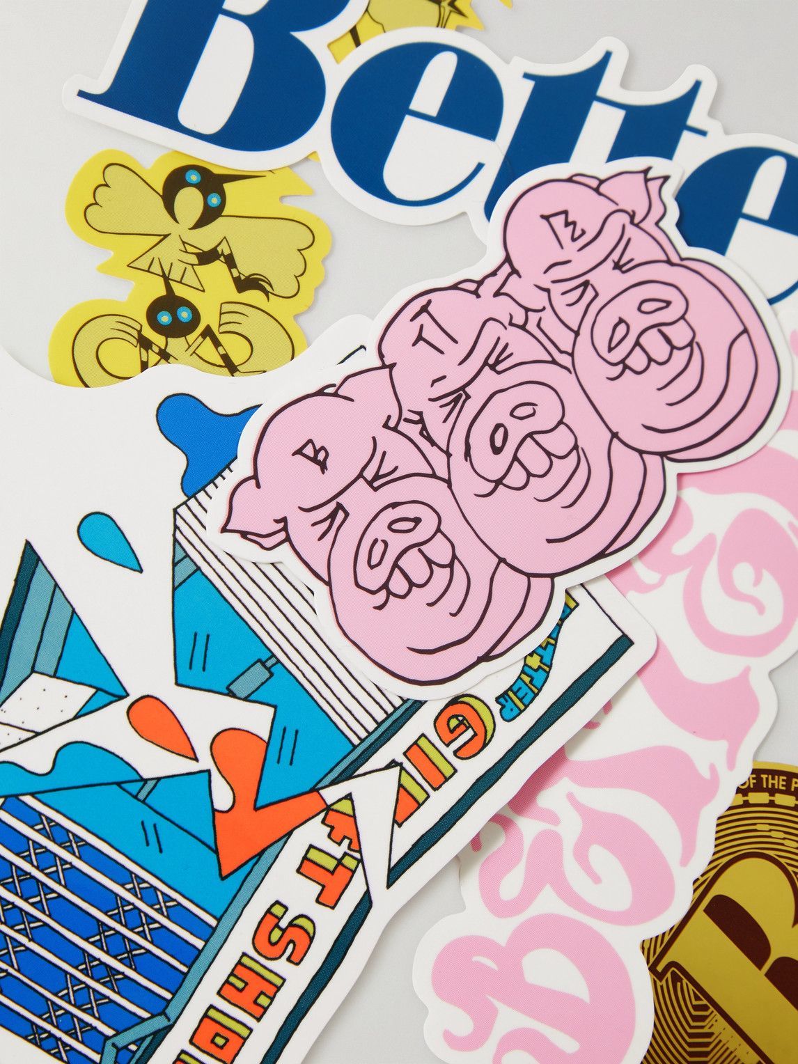 ノベルティのみ Better Gift Shop Better™ Gift Shop - Set of Six Printed Vinyl Stickers Better Gift Shop