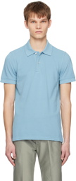 TOM FORD Blue Tennis Polo