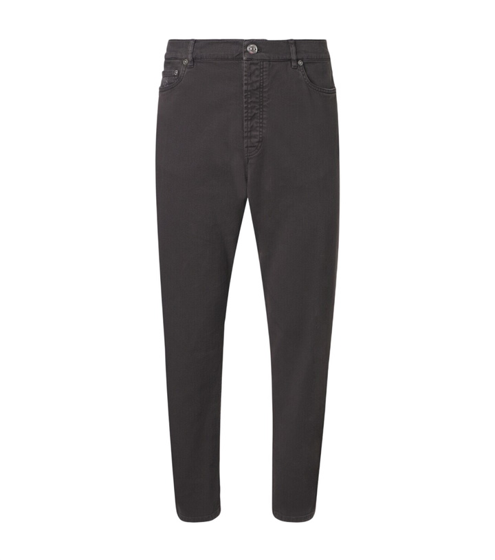 Photo: Brunello Cucinelli Mid-rise straight jeans