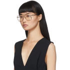 Victoria Beckham Gold and Tortoiseshell Aviator Glasses