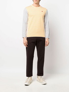 COMME DES GARCONS PLAY - Logo Striped Long Sleeve T-shirt