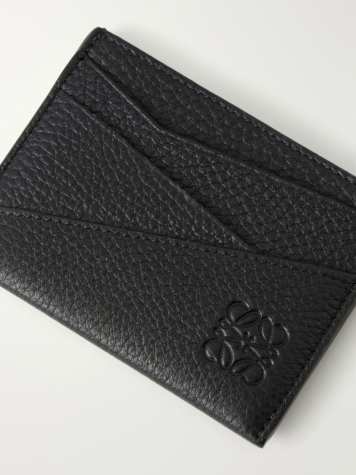 LOEWE - Puzzle Edge Anagram-Debossed Leather Cardholder
