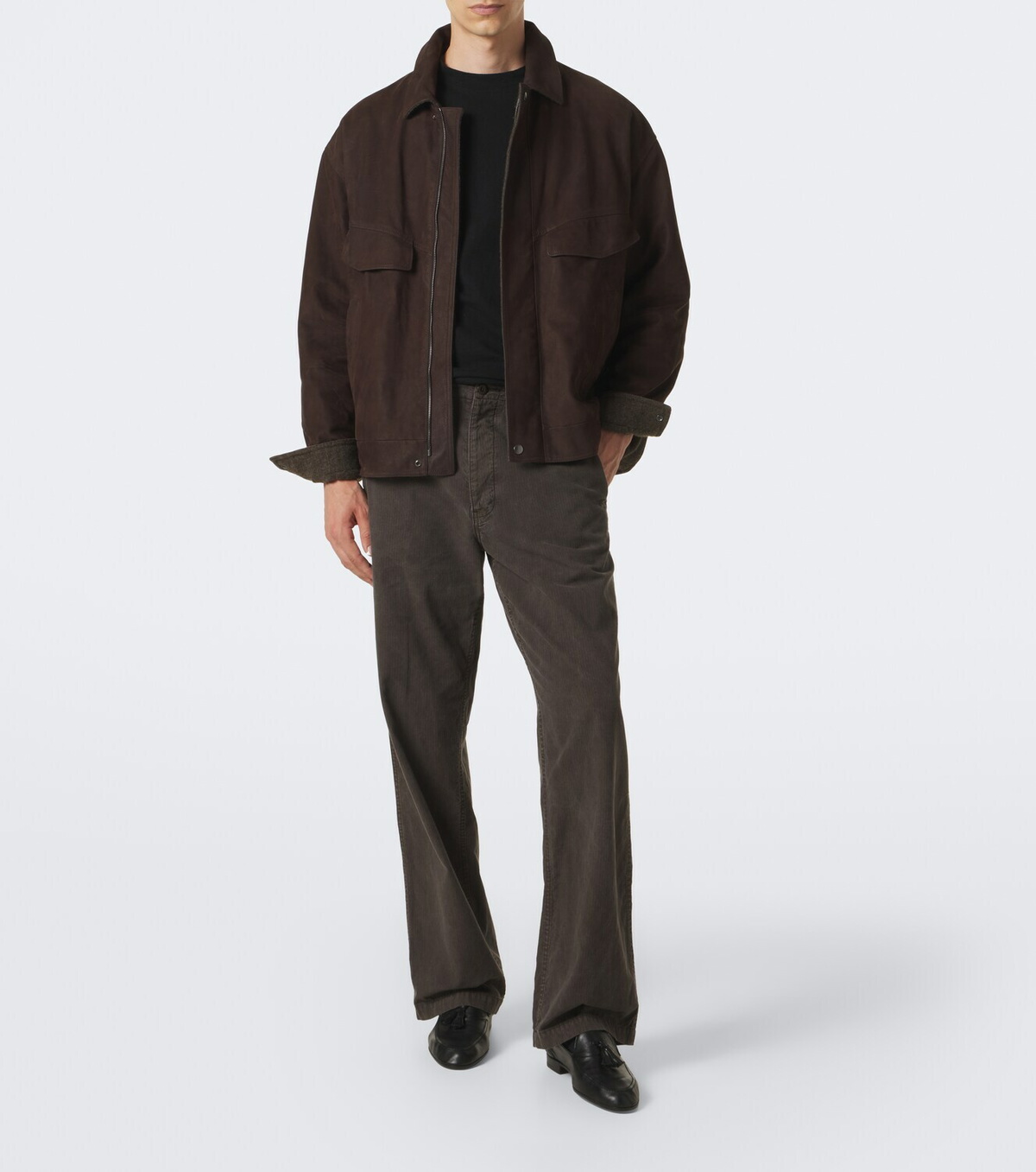 The Row Ramil cotton wide-leg pants