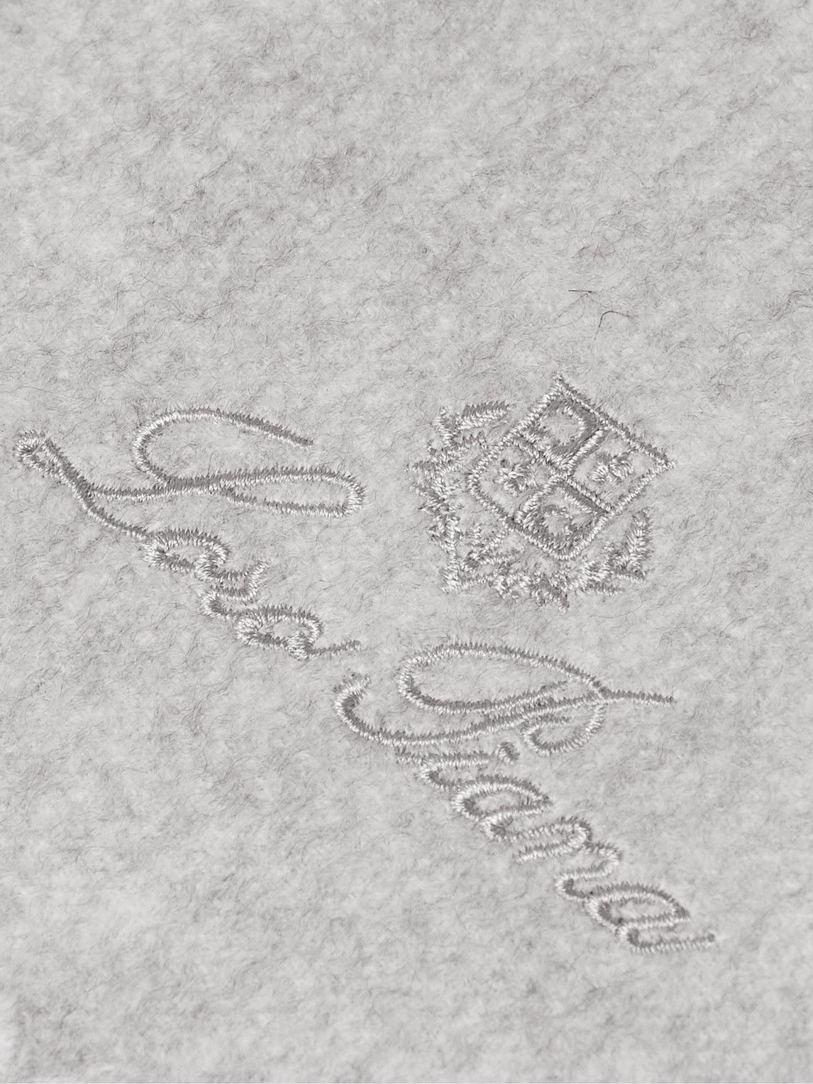 Loro Piana - Logo-Embroidered Fringed Cashmere Scarf