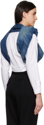 Bless Blue Vintage Denim Shoulder Bag