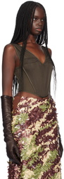 KNWLS Brown Grace Bustier