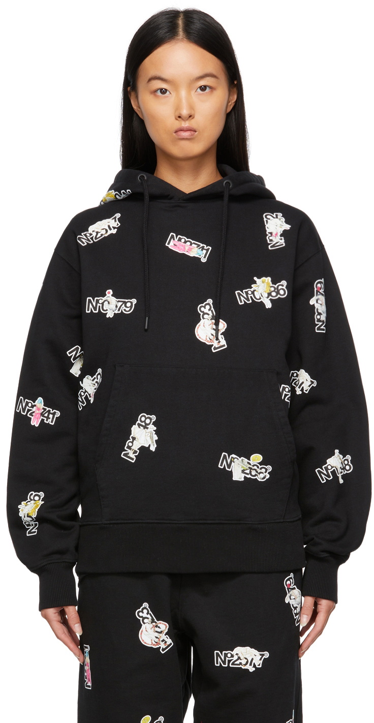 Aitor Throup’s TheDSA Black Sticker Series Hoodie