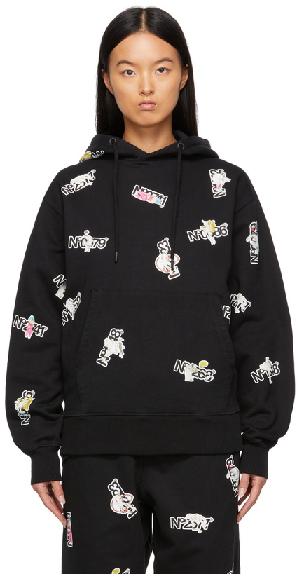 Photo: Aitor Throup’s TheDSA Black Sticker Series Hoodie