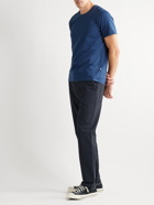 NN07 - Quentin Tapered Recycled Tech-Jersey Trousers - Blue
