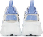 MCQ White & Blue Orbyt Descender 2.0 Sneakers