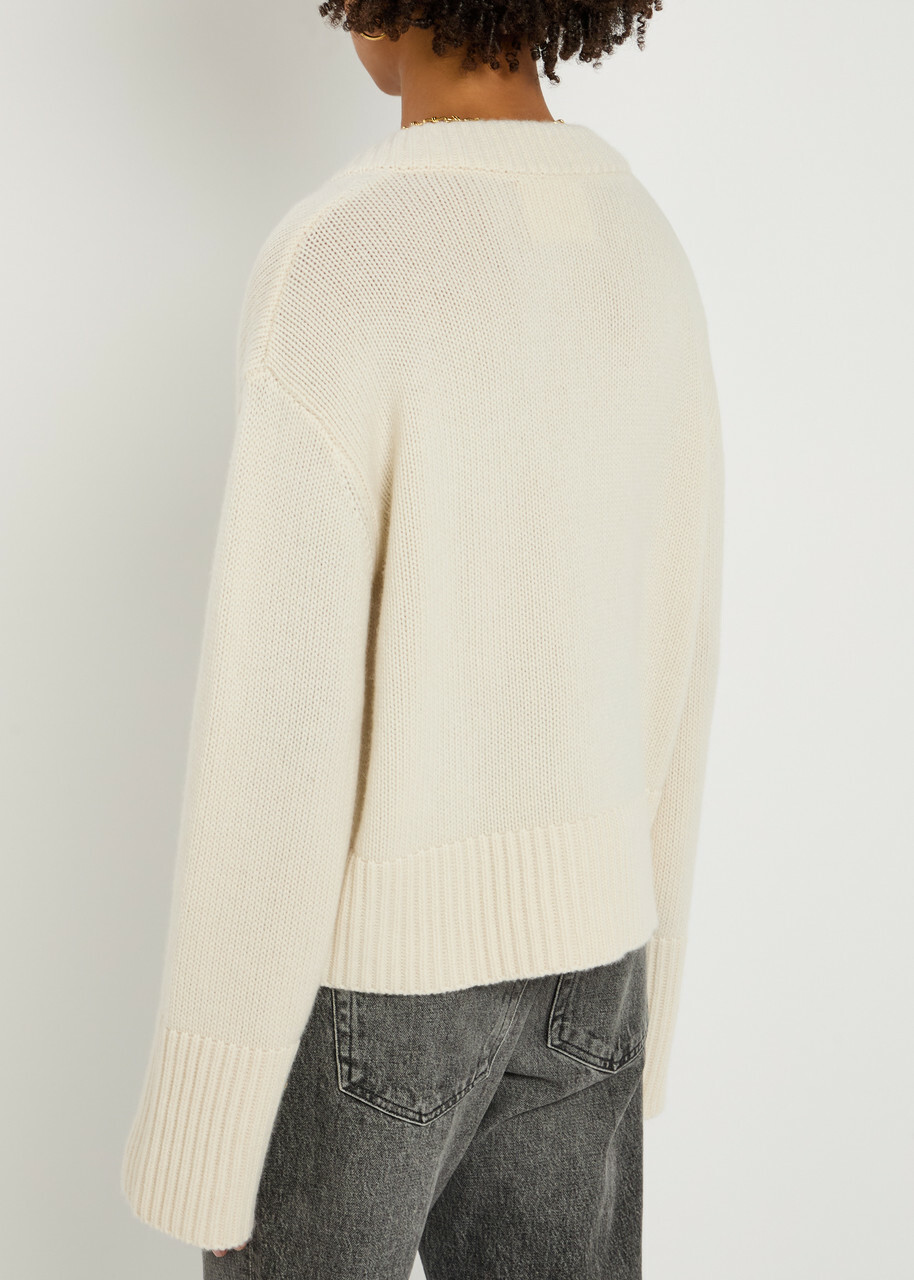 Lisa Yang Aletta Knitted Cashmere Jumper Cream