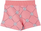 Marni Baby Pink Flower Shorts