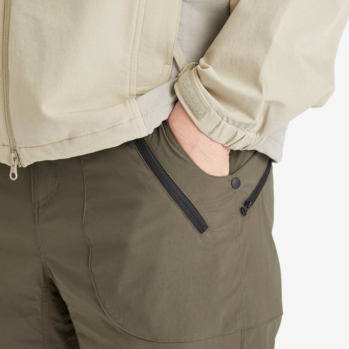 CAYL Men's 8 Pocket Hiking Trousers in Khaki