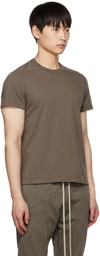 Rick Owens Gray Grid Level T-Shirt