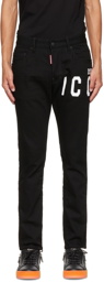 Dsquared2 Black Be Icon Skater Jeans