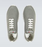 Kiton Logo knitted sneakers