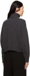 Filippa K Gray Dropped Shoulder Turtleneck