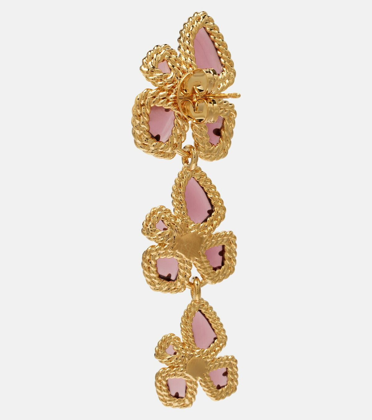 Zimmermann Bloom Large embellished drop earrings