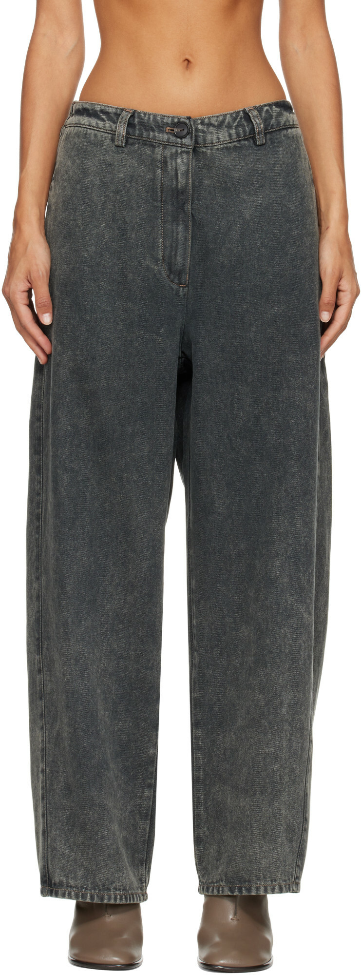 Cordera Gray Straight Jeans