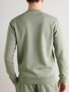 Kingsman - Logo-Embroidered Cotton and Cashmere-Blend Jersey Sweatshirt - Green