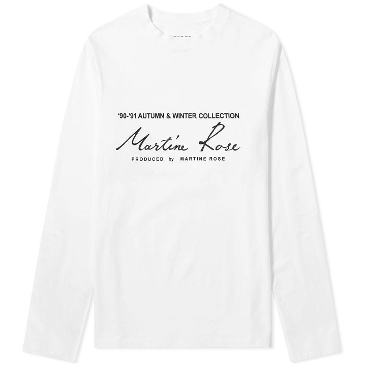 Photo: Martine Rose Long Sleeve Logo Tee