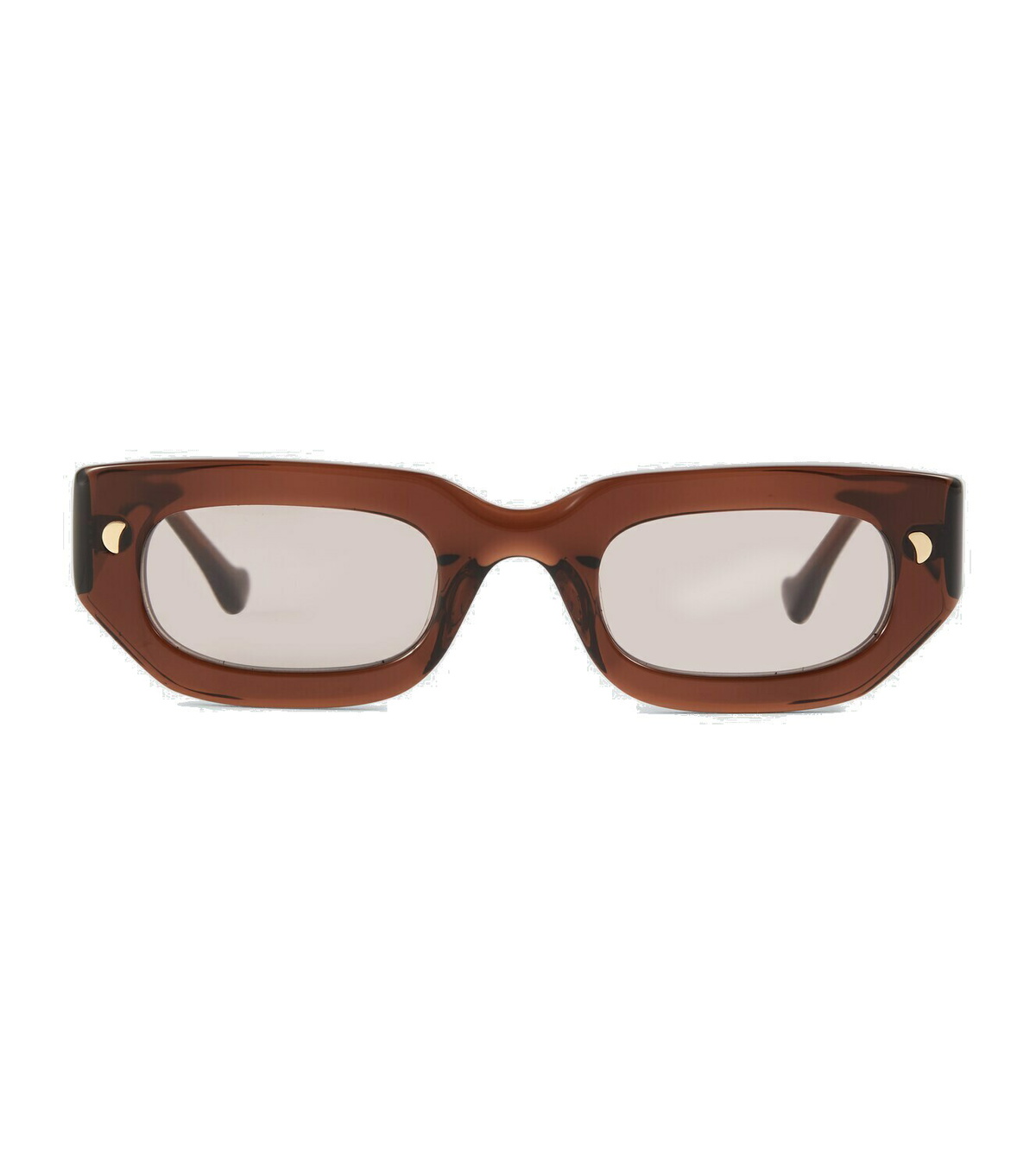 【関税込み】Crista Sunglasses - Nanushka - Acetate - Green Nanushka Crista Acetate Cat-eye Sunglasses In Green | ModeSens