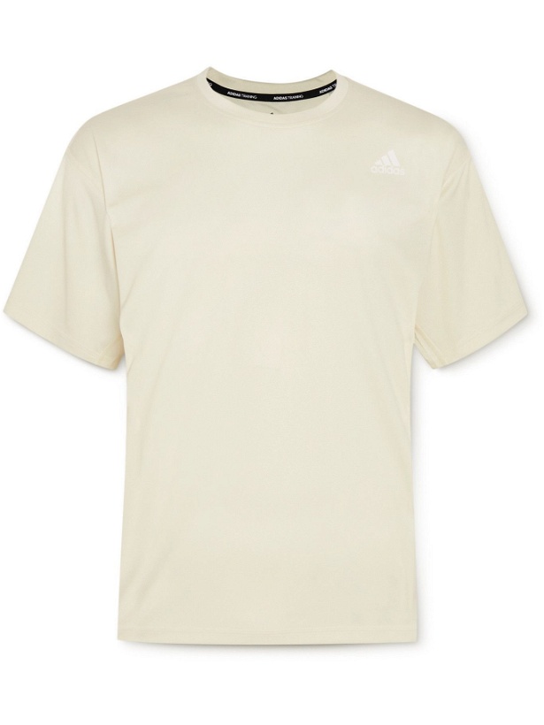 Photo: adidas Sport - AEROREADY Primegreen Yoga T-Shirt - White