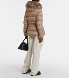 Moncler Boed shearling-trimmed down jacket