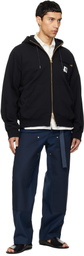 sacai Black Carhartt WIP Edition Cotton Jersey Hoodie