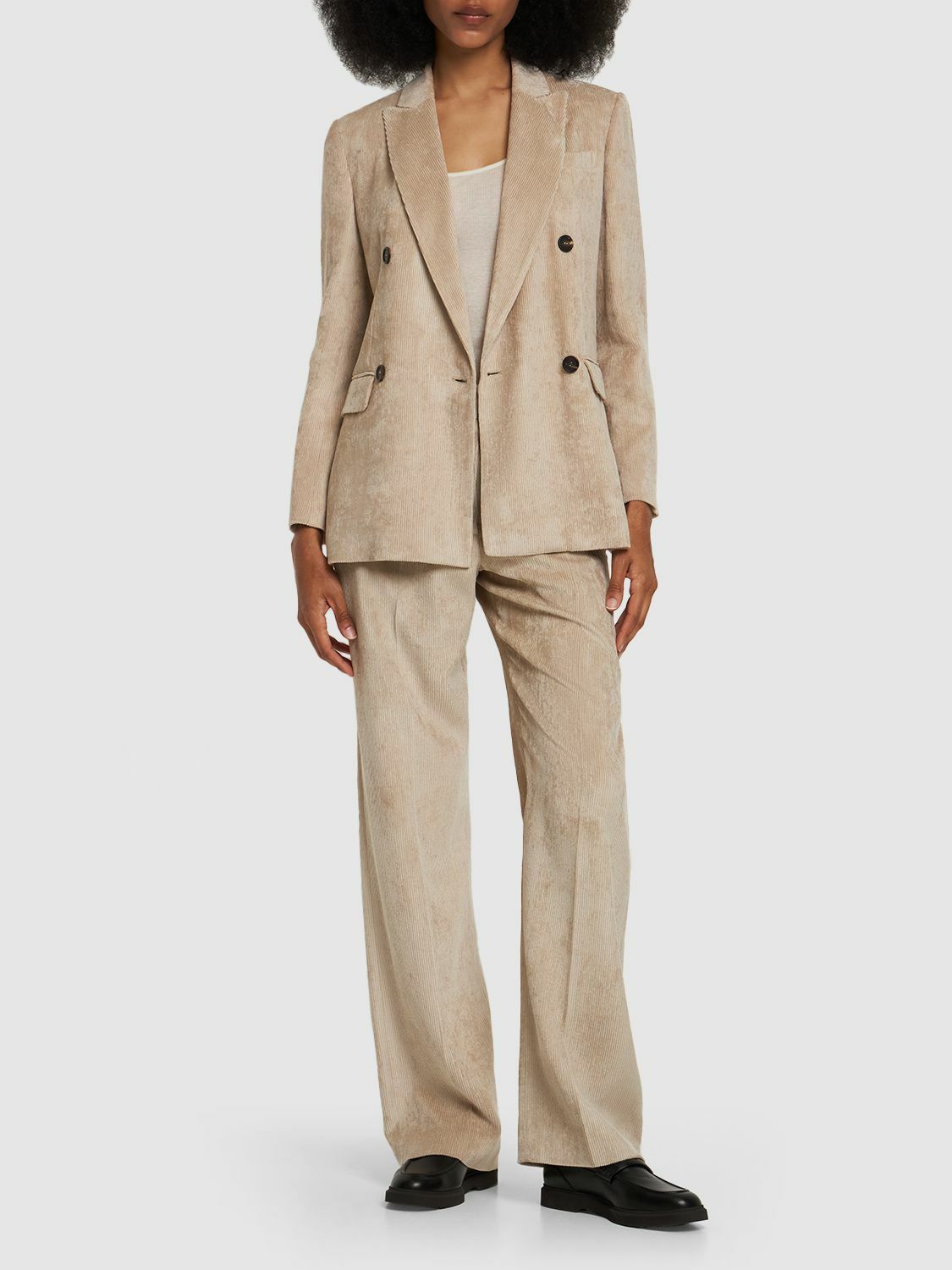 スーツ BRUNELLO CUCINELLI Viscose and cotton corduroy jacket with n Brunello Cucinelli Viscose and cotton corduroy blazer with