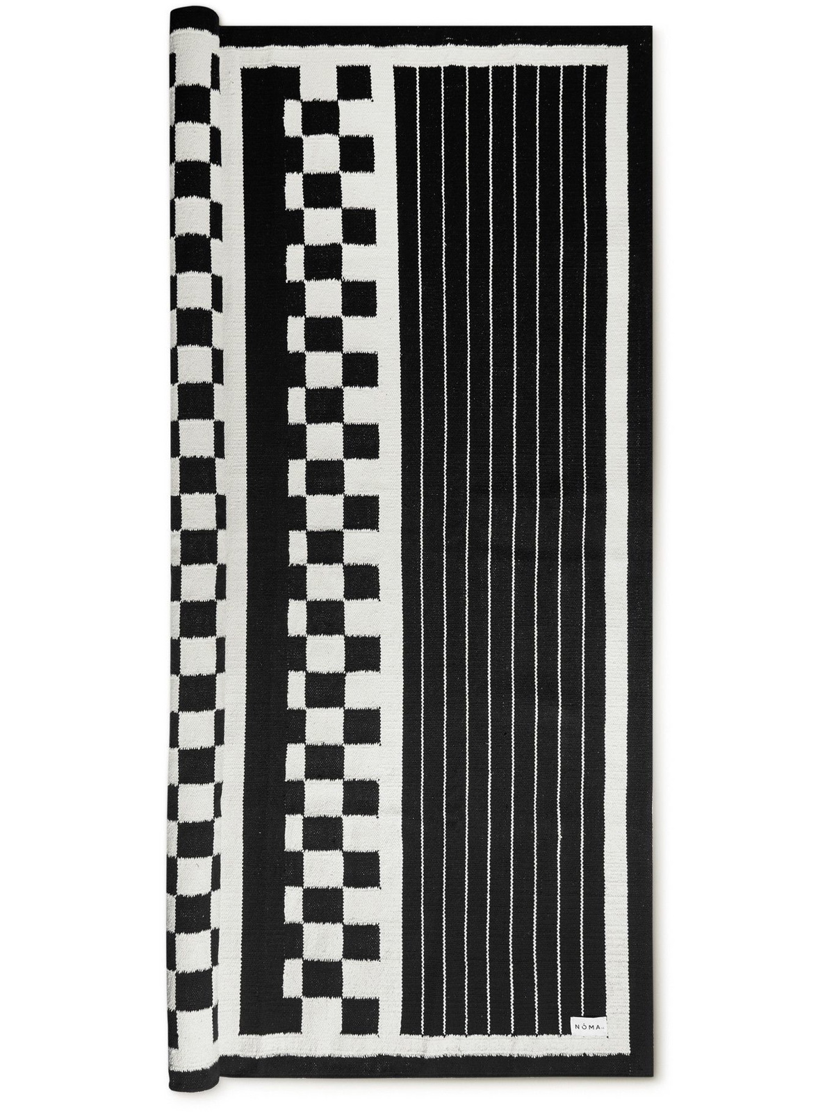 NOMA t.d.: Black Large Stripe Tote
