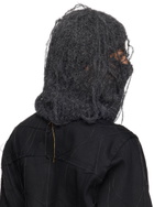 AIREI Gray Loose Thread Balaclava