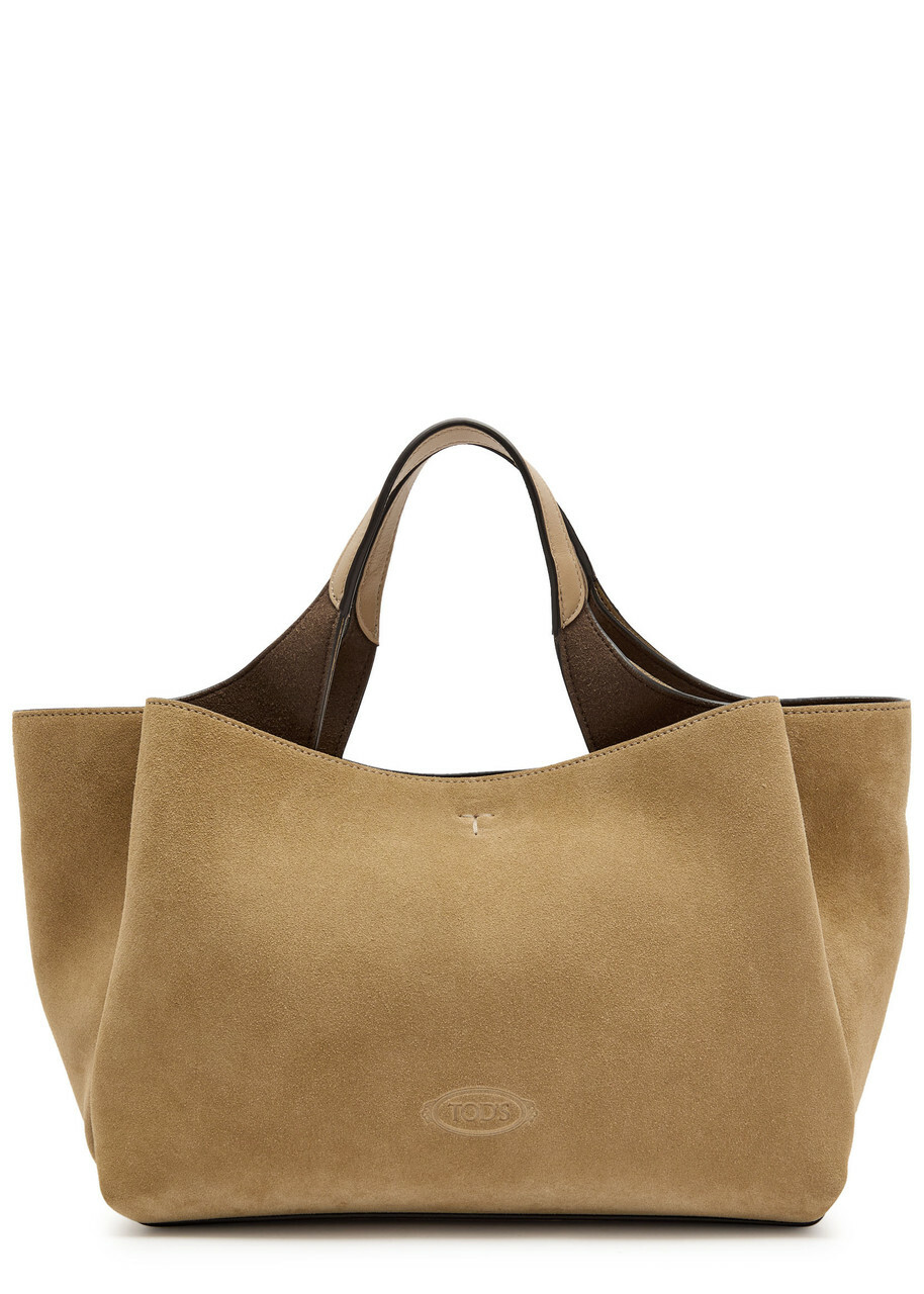 Tods Suede top Handle bag - Tan - One Size
