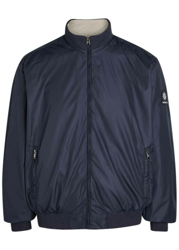 Sandbanks Reversible Shell Jacket Navy