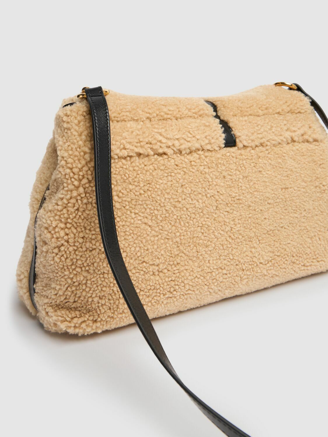 CHLOÉ Penelope Shearling Shoulder Bag
