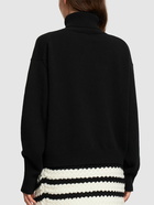 KENZO PARIS - Crest Boxy Turtleneck Wool Sweater