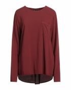 Alessia Santi Womens Top Burgundy