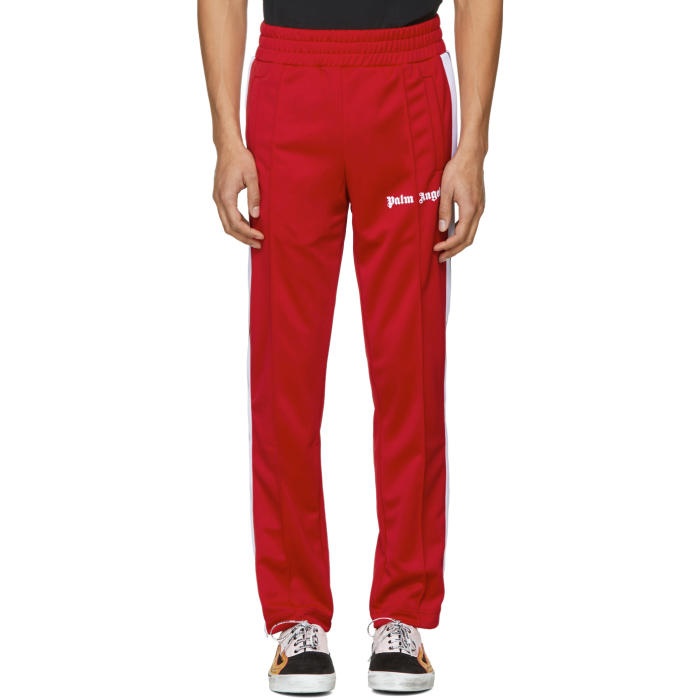 Photo: Palm Angels Red Track Pants 