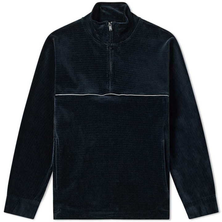 Photo: A.P.C. Bike Half Zip Sweat Dark Navy