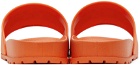 Versace Jeans Couture Orange Logo Slides