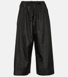 The Row Hypnos high-rise silk cropped pants