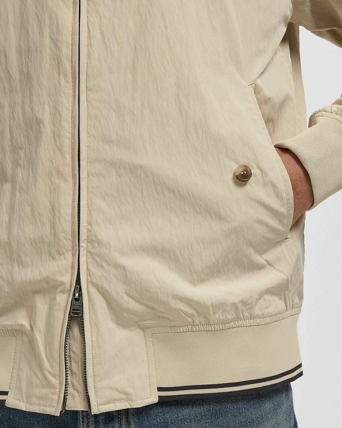 CRINKLE HARRINGTON JACKET