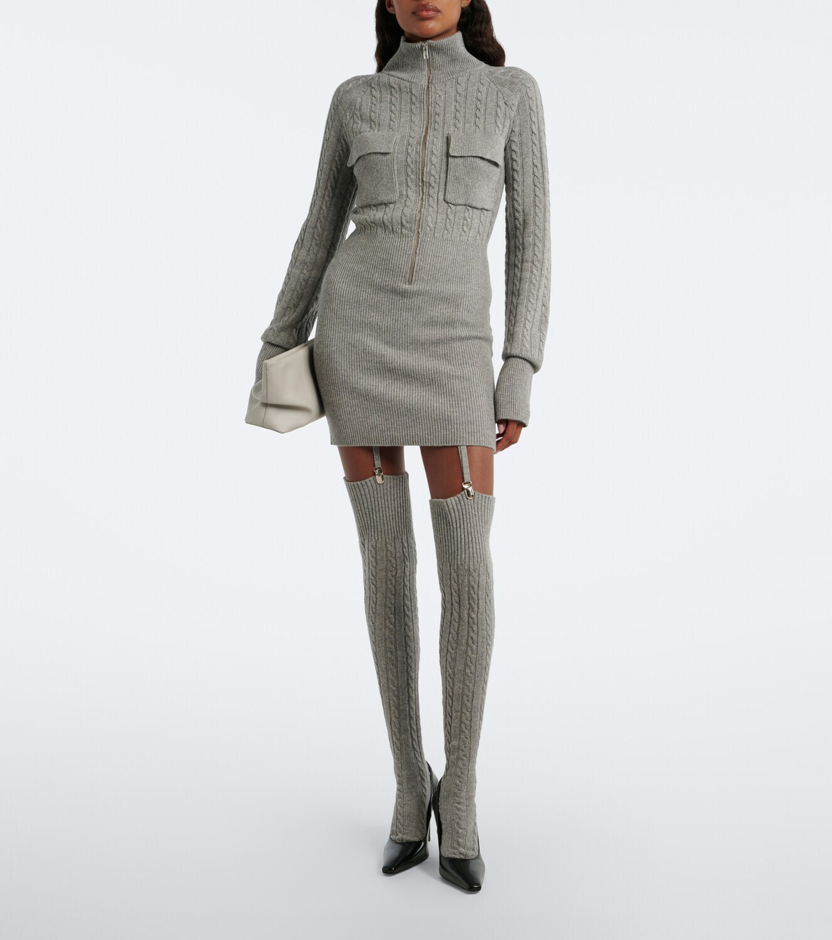 Aya Muse Rovo minidress and over-the-knee socks set