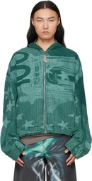 Gerrit Jacob Blue Hooded Denim Jacket