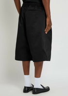 Willy Chavarria Orale Canvas Shorts Black